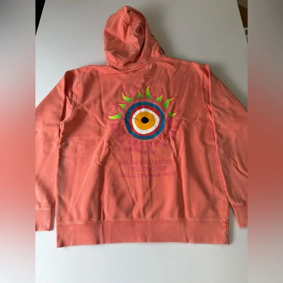 Men's Coral Zip-Up Sweater by